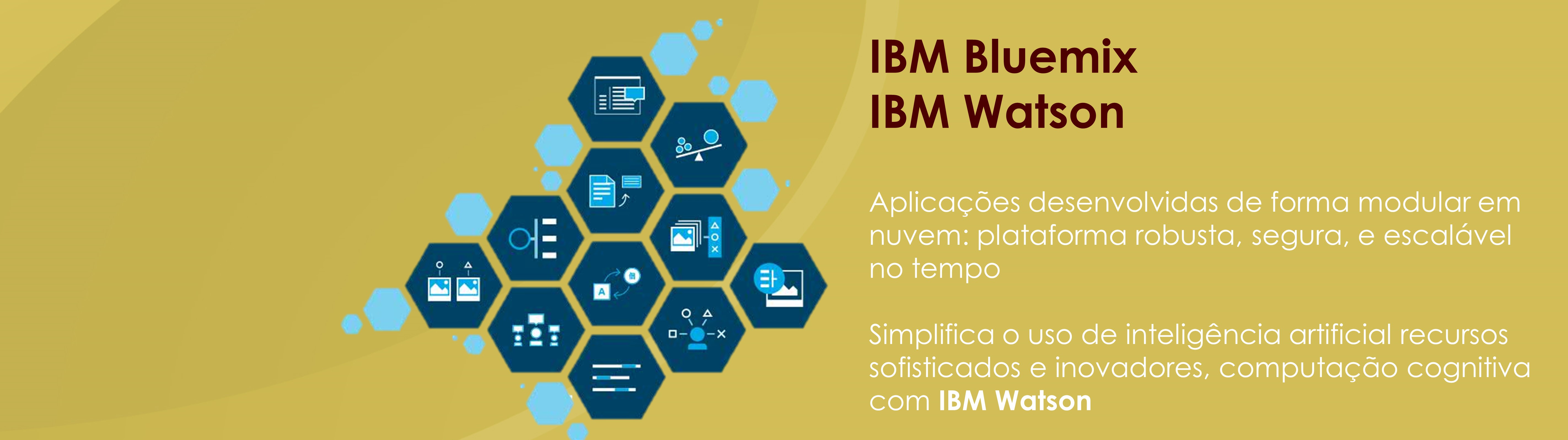 IBM Bluemix: Operação em núvem, IBM Watson: Computação Cognitiva